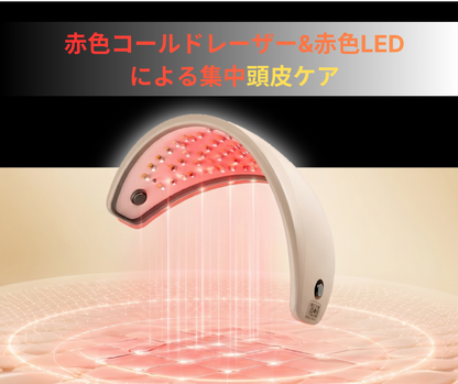 レーザーとLEDでダブル頭皮ケア　VivaFit(FLEX80)