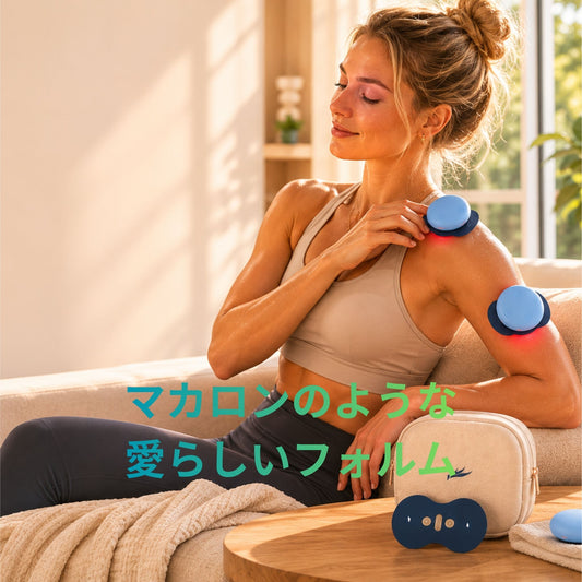 NuGROWS AuraMacaron 650nm＋850nm デュアルウェーブ レーザー＆バイタリティウェーブ(1日15分）の光ケア習慣