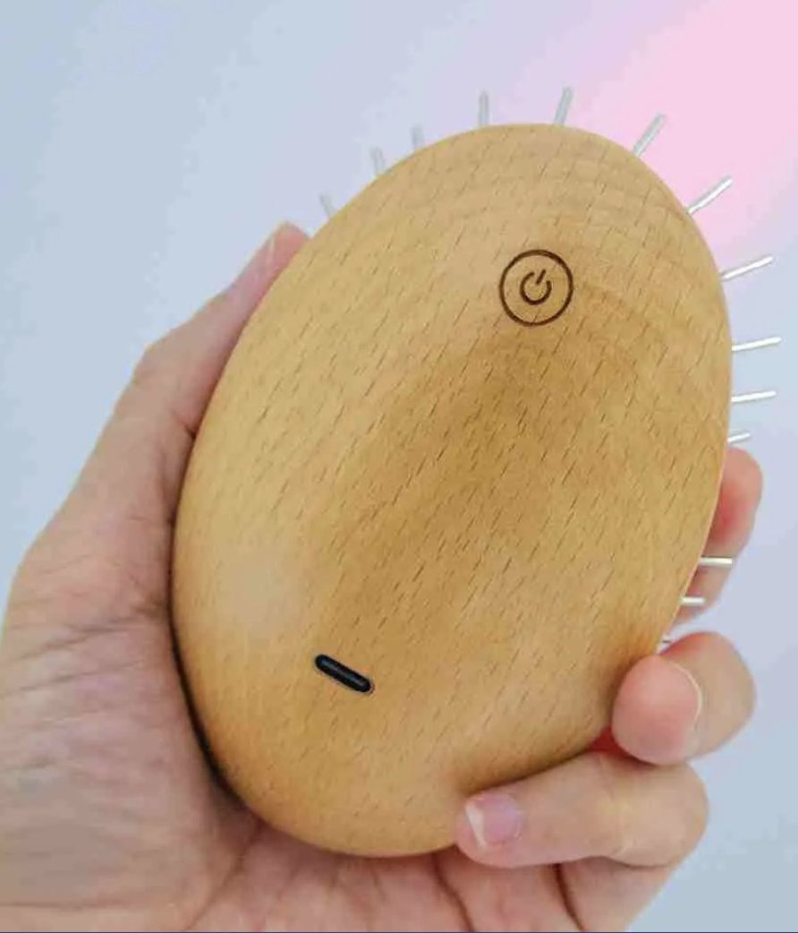 NuGROWS VivaBrush Air コンパクト 赤色LED（12光源） 頭皮ケアブラシ