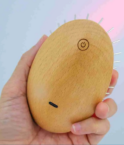 NuGROWS VivaBrush Air コンパクト 赤色LED（12光源） 頭皮ケアブラシ
