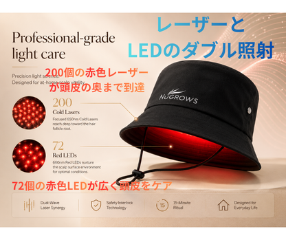 レーザーとLEDでダブル頭皮ケア VivaDome(PRO272)